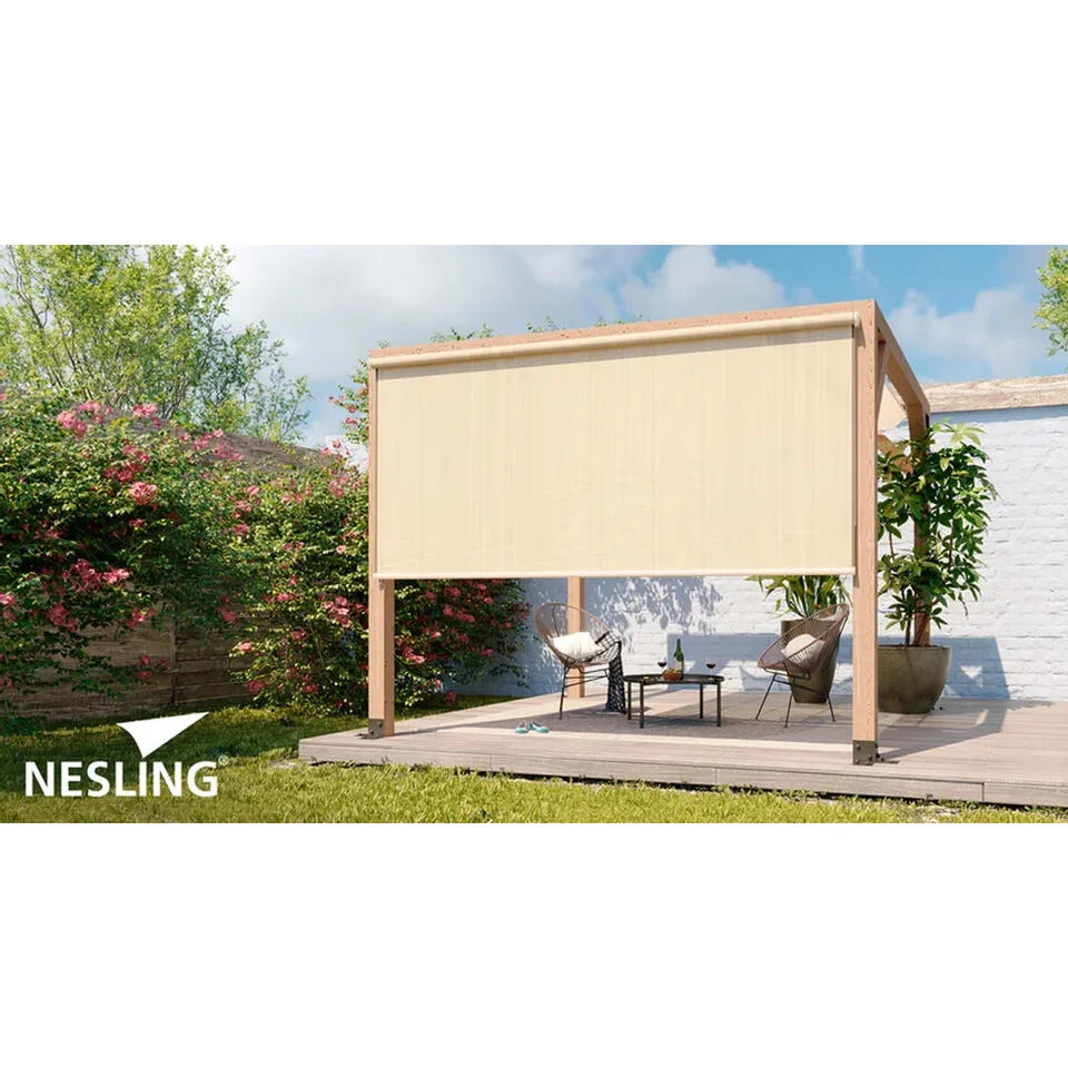 Nesling Rolgordijn Breed 2.48 X 2.4m - Zwart - Afbeelding 2