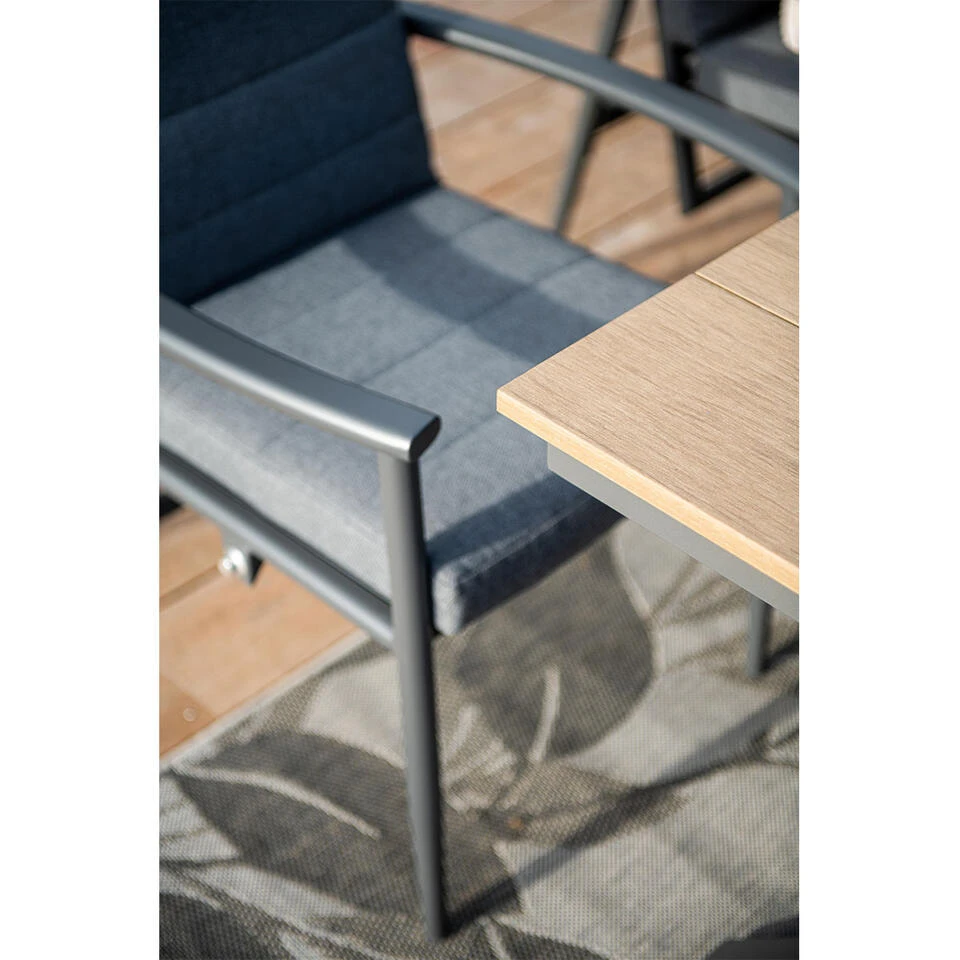 Garden Impressions Jerone Tuinstoel Verstelbaar - Donker Grijs - Afbeelding 3