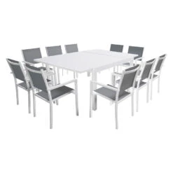 Happy Garden Buitenmeubelsets VENEZIA - Wit - Aluminium