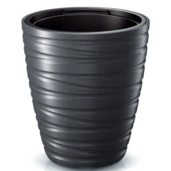 Prosperplast Plantenpot Amazing - Kunststof - Antraciet - D30 Cm