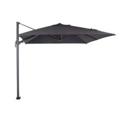 Garden Impressions Parasol S 250x250 D. Grijs/zwart Met Voet En Hoes