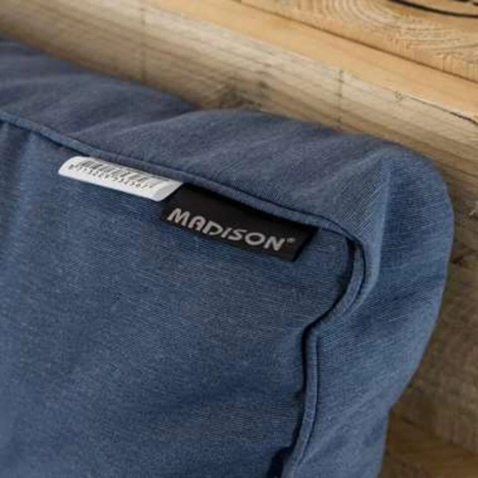 Madison Rugkussen Florance Safier Blauw - 60 X 43cm - Afbeelding 3