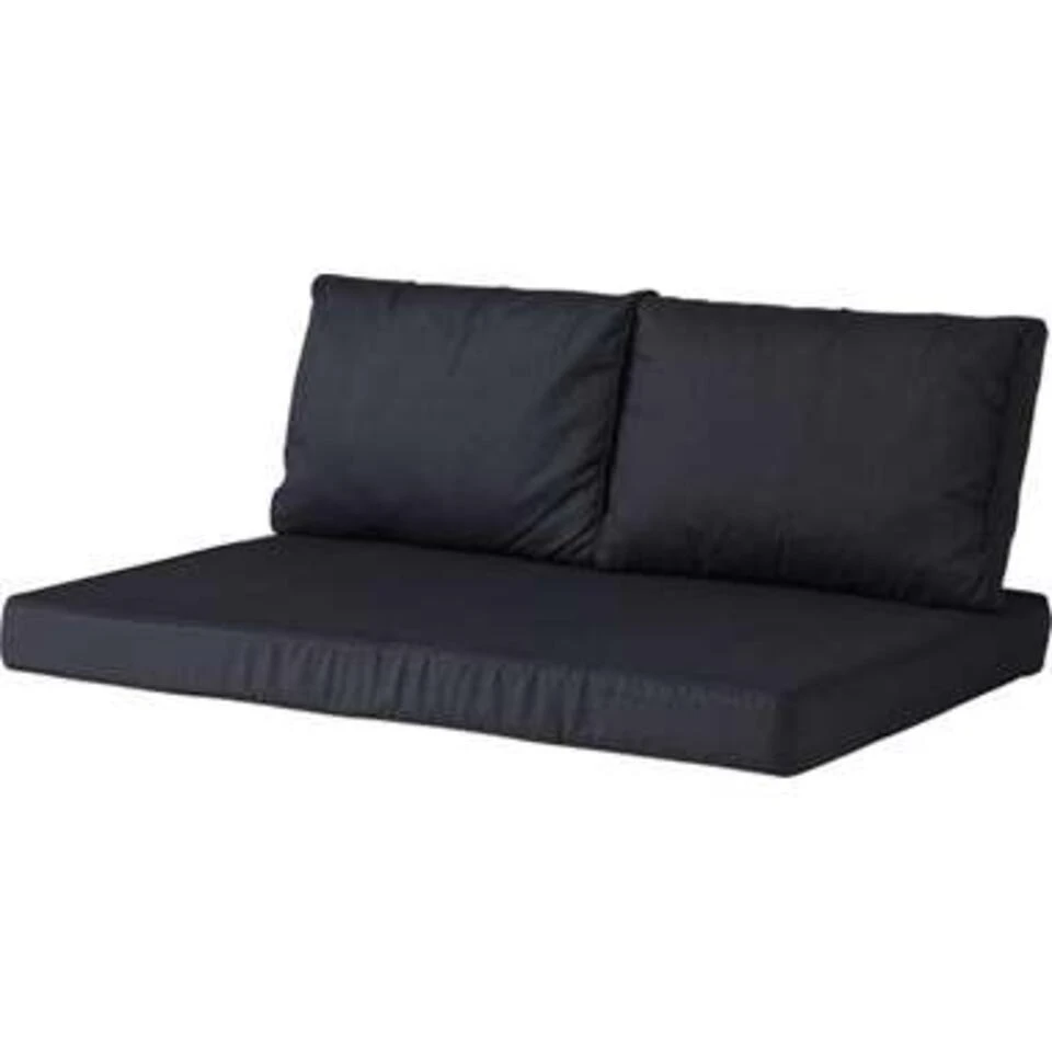 Madison Rugkussen Basic Zwart - 60 X 43cm - Afbeelding 4