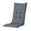 Madison Tuinstoelkussen Lage Rug Rib Grijs