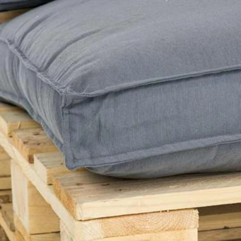 Unique Living Palletkussen Luana Donker Grijs - 120x80 Cm - Afbeelding 4