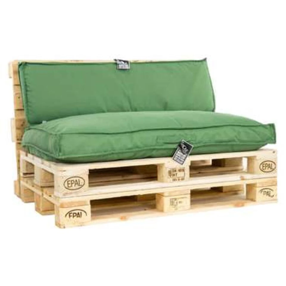 Unique Living Palletkussen Luana Haag Groen - 120 X 80 Cm