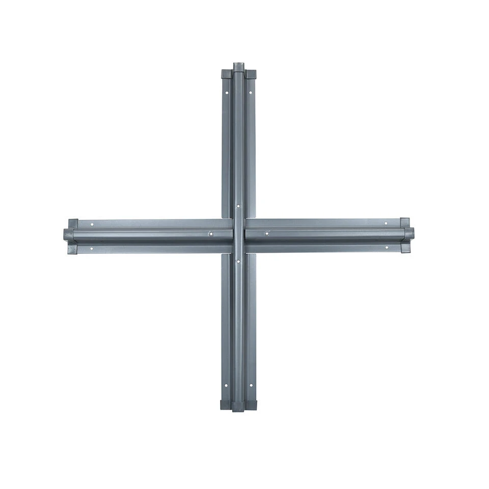 Garden Impressions Hawaii Zweefparasol Kruis Parasolvoet D. Grijs - Afbeelding 2