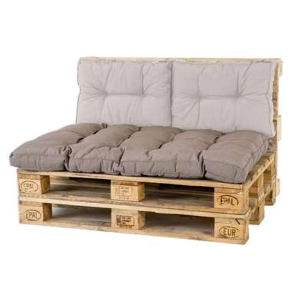 Madison Palletkussen Florance Taupe - 120 X 80cm - Afbeelding 2