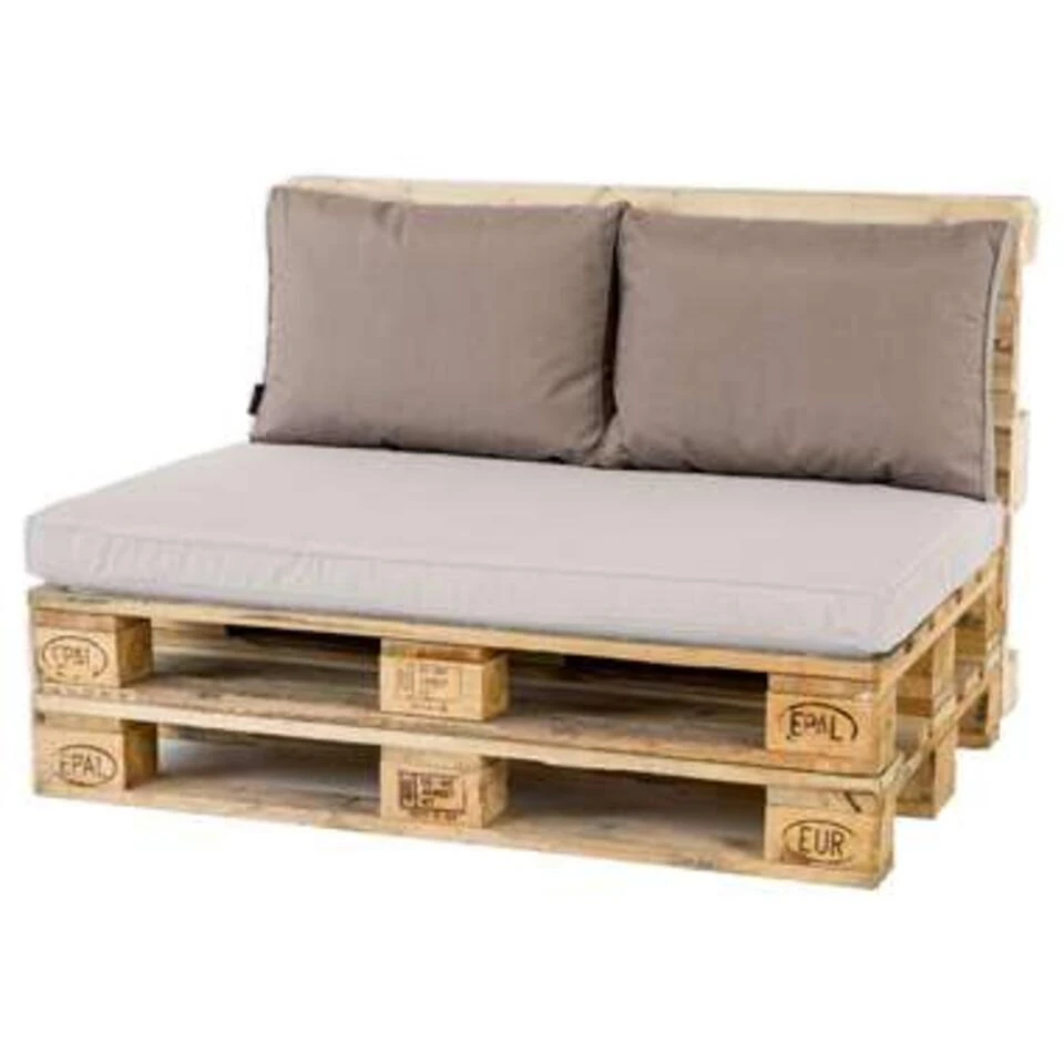 Madison Rugkussen Lounge Panama Taupe - 60 X 40cm - Afbeelding 2