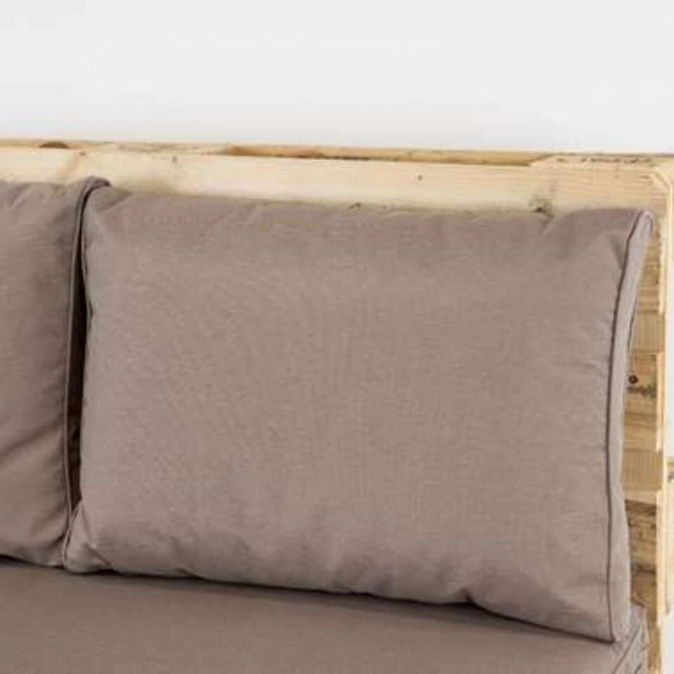 Madison Rugkussen Lounge Panama Taupe - 60 X 40cm - Afbeelding 3
