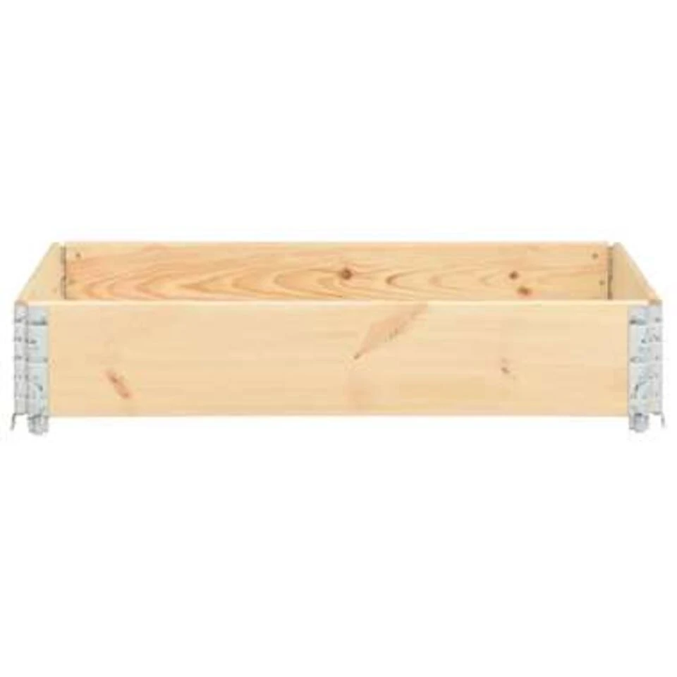 VidaXL Plantenbak Verhoogd 100x150 Cm Massief Grenenhout - Afbeelding 2