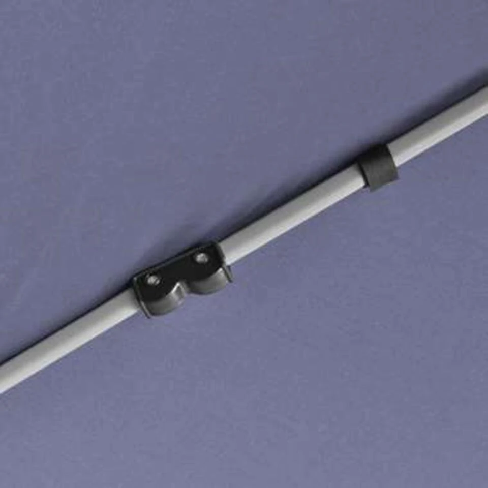 VidaXL Partytent Met Zijwanden Pop-up Zeshoekig 3,6x3,1 M Donkerblauw - Afbeelding 3