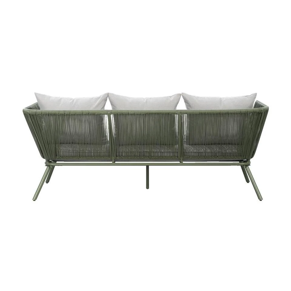 Loungebank Almeria - Olijfgroen - 75x200x75 Cm - Afbeelding 3