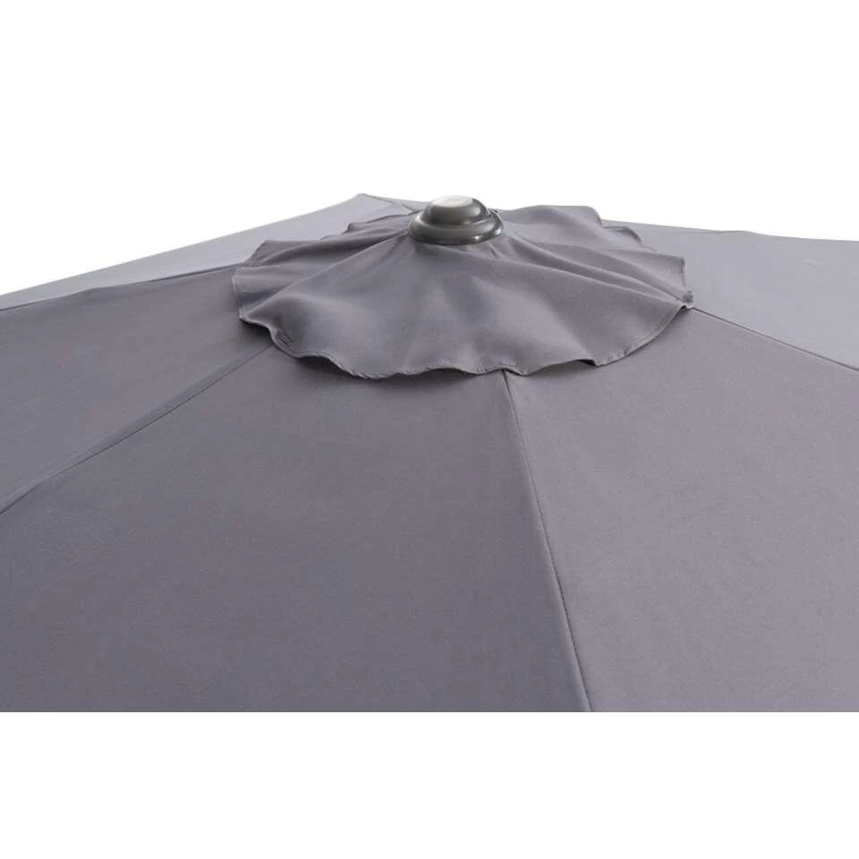 Le Sud Parasol Blanca - Antraciet - Ø250 Cm - Afbeelding 4