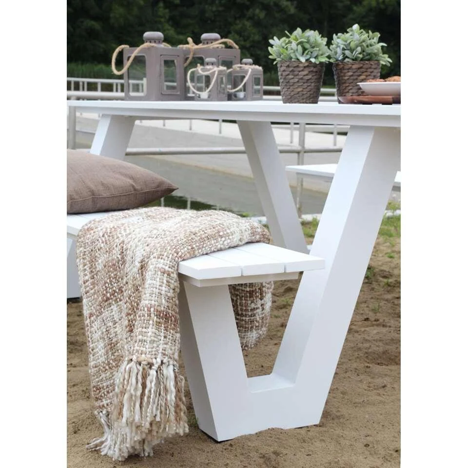 Picknicktafel Breeze - Wit - 20x187x76 Cm - Afbeelding 4
