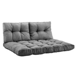 Palletkussenset Florence - Grijs - 3-delig