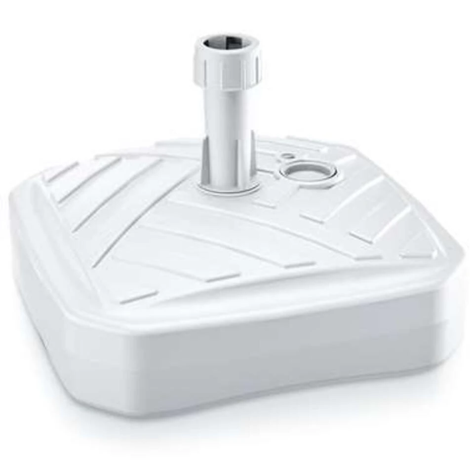 Prosperplast Parasolvoet - Vierkant - Rotan - Wit - 12 L - 39 Cm - Afbeelding 2