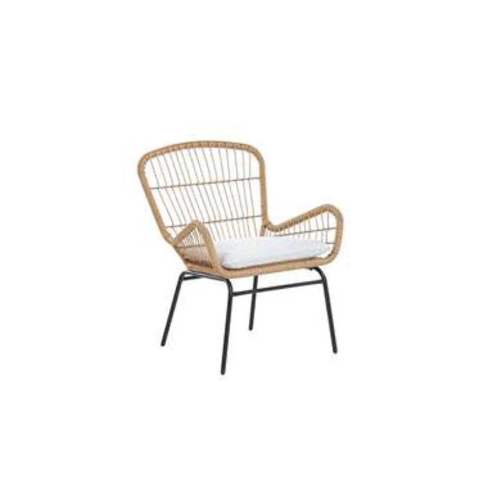 Beliani Bistroset LABICO - Beige Pe Rotan - Afbeelding 2
