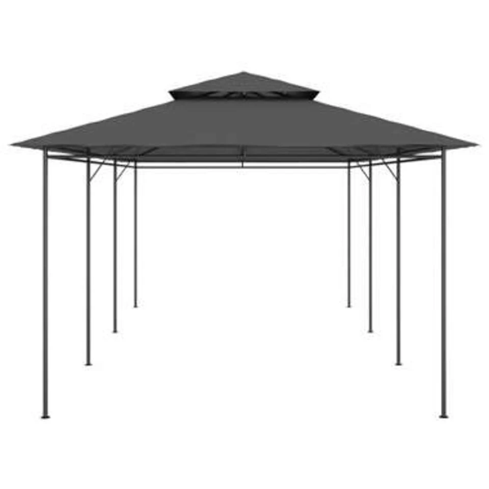 VidaXL Prieel 600x298x270 Cm Antraciet - Afbeelding 4