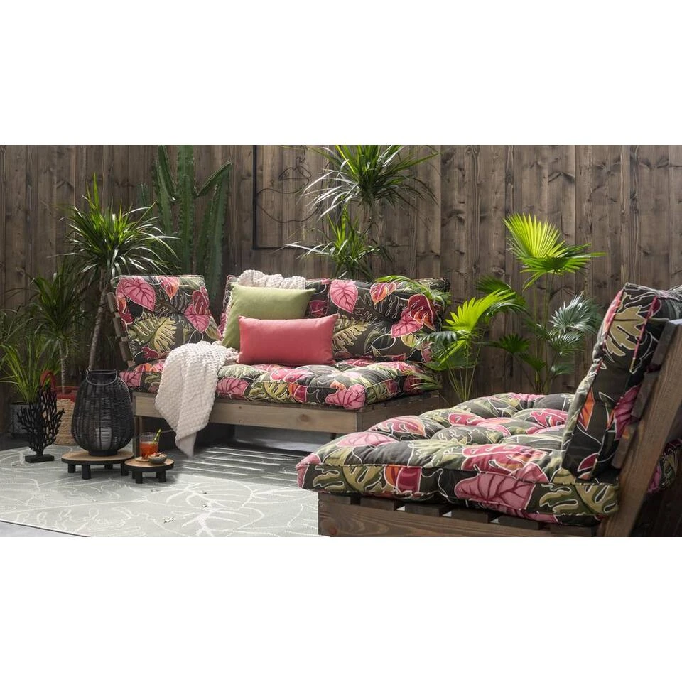 Palletkussen Meilani - Groen - 120x80x10 Cm - Afbeelding 3